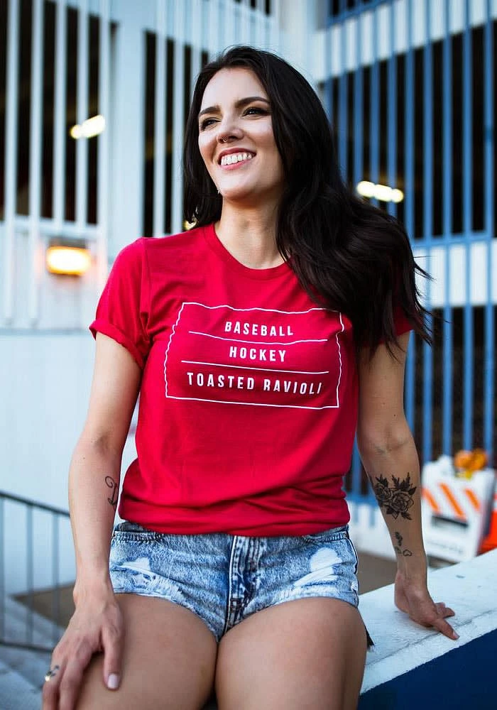 Arch Apparel St Louis Red Faves Short Sleeve Fashion T Shirt