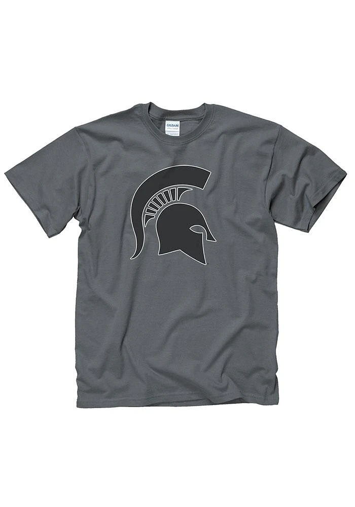 Michigan State Spartans Charcoal Shady Logo Short Sleeve T Shirt
