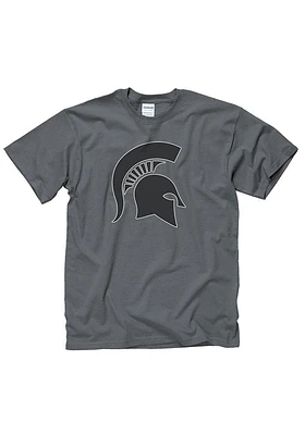 Michigan State Spartans Charcoal Shady Logo Short Sleeve T Shirt
