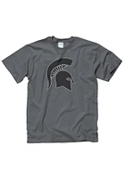 Michigan State Spartans Charcoal Shady Logo Short Sleeve T Shirt