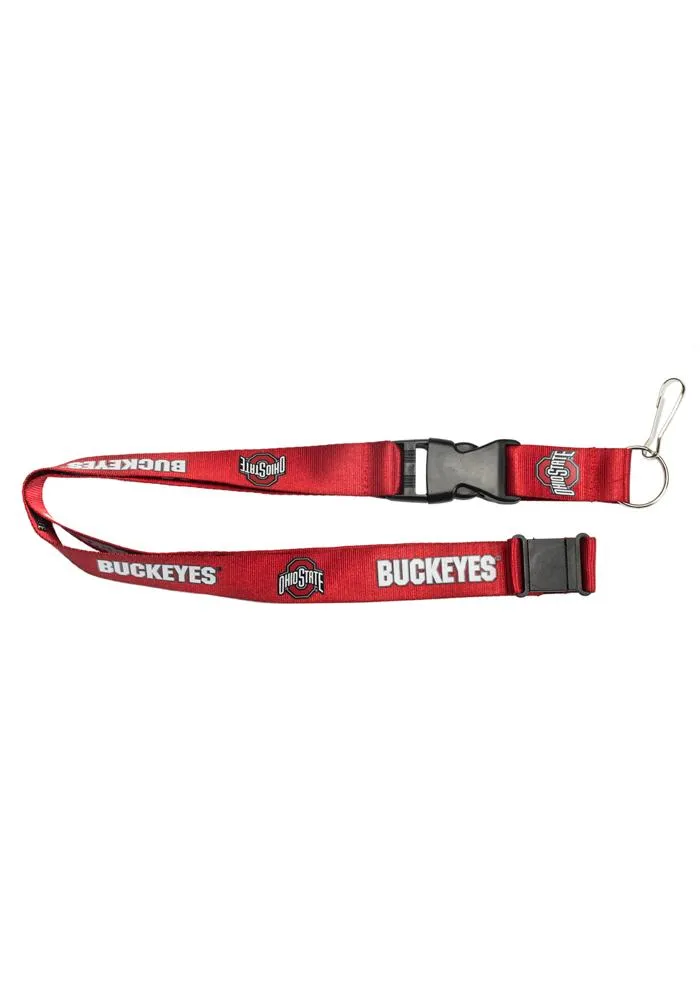 Ohio State Buckeyes Team Lanyard - Red