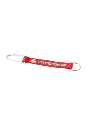Ohio State Buckeyes Carbiner Keychain - Red