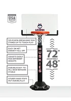 UConn Huskies Junior Adjustable Basketball Set