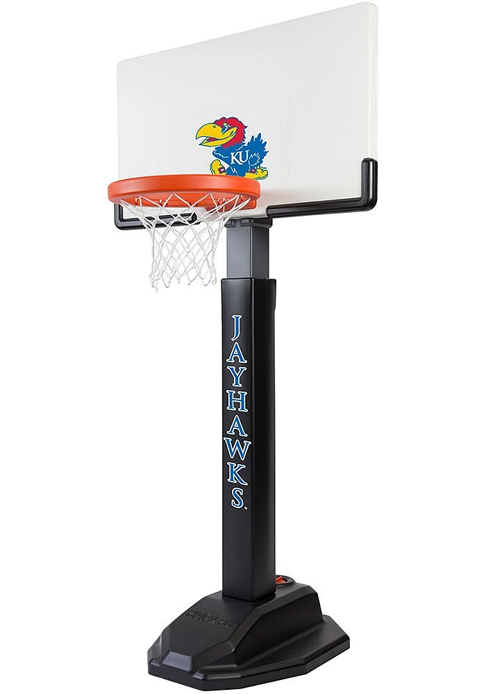 Kansas Jayhawks Junior Adjustable Basketball Set