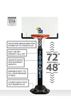Kansas Jayhawks Junior Adjustable Basketball Set