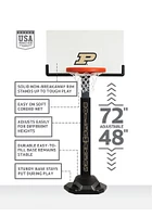 Purdue Boilermakers Junior Adjustable Basketball Set