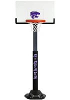 White K-State Wildcats Junior Adjustable Basketball Set