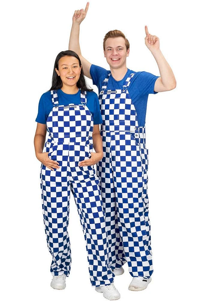 RALLY Mens Blue Checkered Pants