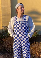 RALLY Mens Blue Checkered Pants