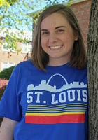 Series Six St Louis Blue Retro STL Arch Short Sleeve T Shirt