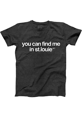 Series Six St Louis Black Find Me Short Sleeve Fashion T Shirt