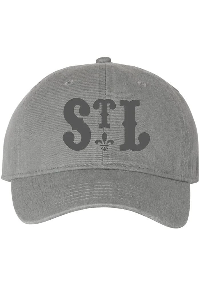Series Six St Louis Mardi Gras Tonal Adjustable Hat - Grey