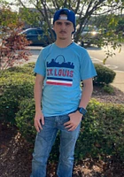Series Six St Louis Light Blue Skyline Arch Short Sleeve T Shirt