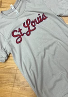 Series Six St Louis Tan Script Short Sleeve Fashion T Shirt