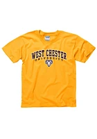 West Chester Golden Rams Youth Gold Midsize Arch Short Sleeve T-Shirt