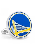 Golden State Warriors Silver Plated Mens Cufflinks
