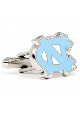 North Carolina Tar Heels Silver Plated Mens Cufflinks