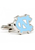 North Carolina Tar Heels Silver Plated Mens Cufflinks