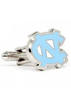 North Carolina Tar Heels Silver Plated Mens Cufflinks