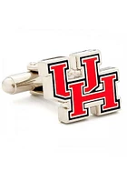 Houston Cougars Silver Plated Mens Cufflinks