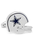 Dallas Cowboys Silver Plated Mens Cufflinks