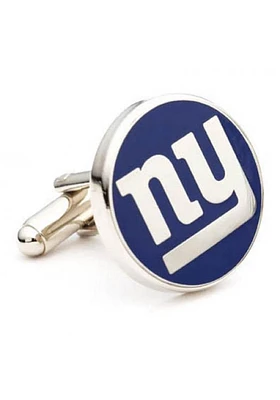New York Giants Silver Plated Mens Cufflinks
