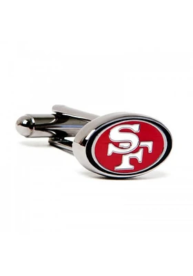 San Francisco 49ers Silver Plated Mens Cufflinks