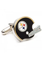 Pittsburgh Steelers Silver Plated Mens Cufflinks