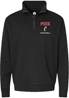 Antwan Peek  Rally Cincinnati Bearcats Mens NIL Embroidered Long Sleeve Qtr Zip Pullover