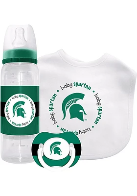 Michigan State Spartans 3-Piece Baby Baby Gift Set
