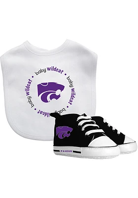 K-State Wildcats Bib with Pre-Walker Baby Gift Set