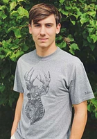 Missouri Graphite Buck Fusion Short Sleeve Fashion T Shirt