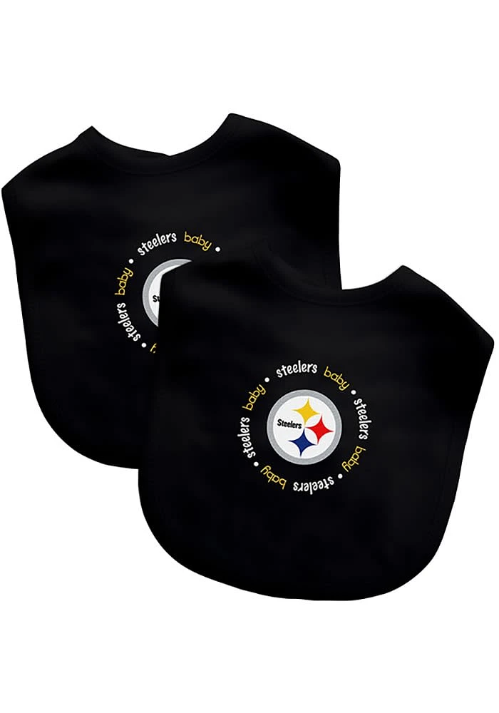 Pittsburgh Steelers 2 PK Baby Bib