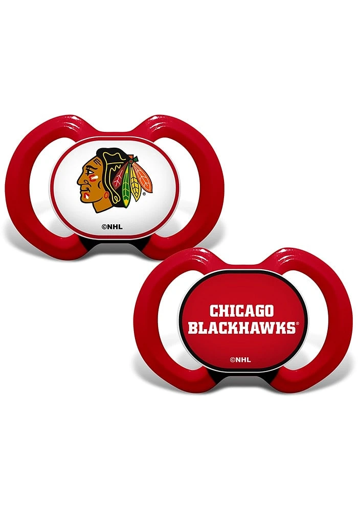 Chicago Blackhawks 2PK Baby Pacifier