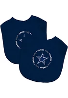 Dallas Cowboys 2 Pack Baby Bib