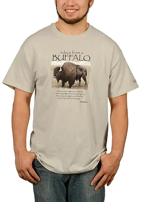 Kansas Tan Advice From A Buffalo Short Sleeve T Shirt
