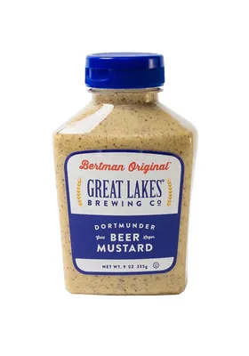 Bertman Original Great Lakes Brewing Co Dortmunder Beer Mustard 9oz