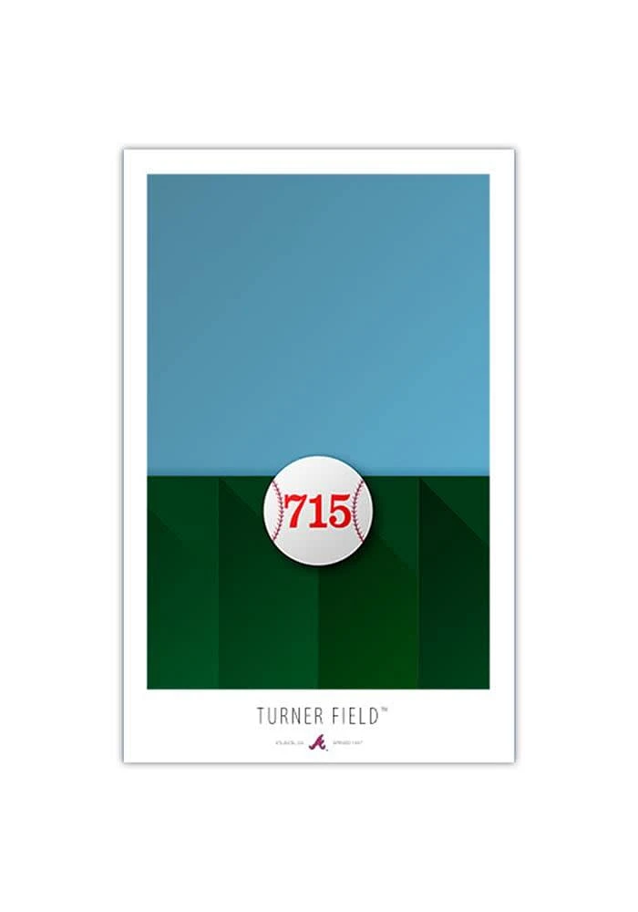 Atlanta Braves Turner Field 17x26 Ltd Ed Ballpark Wall Art