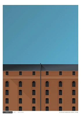 Baltimore Orioles Camden Yards 22x30 Ballpark Wall Art