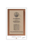 Baltimore Orioles Mem Stadium 17x26 Ltd Ed Ballpark Wall Art