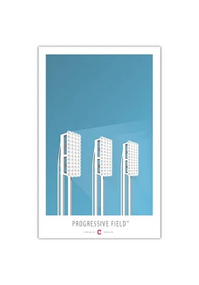 Cleveland Indians Progressive Field 17x26 Ltd Ed Wall Art
