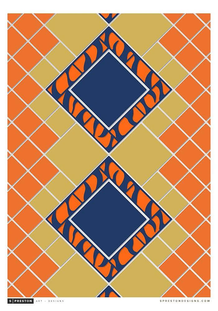 Detroit Tigers Comerica Park II 22x30 Ballpark Wall Art