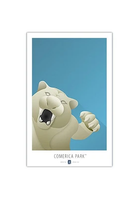 Detroit Tigers Comerica Park 17x26 Ltd Ed Ballpark Wall Art