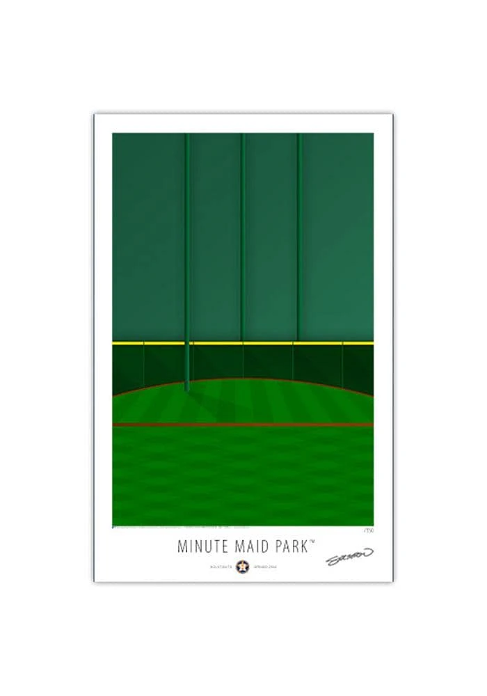 Houston Astros Minute Maid Park 17x26 Ltd Ed. Wall Art