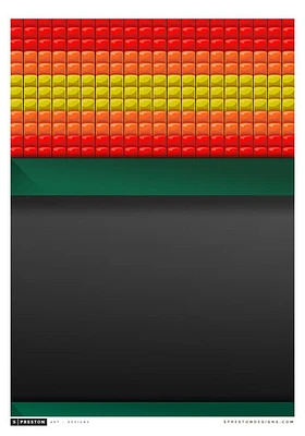 Houston Astros Astrodome 22x30 Ballpark Wall Art