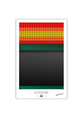 Houston Astros Astrodome 17x26 Ltd Ed Ballpark Wall Art