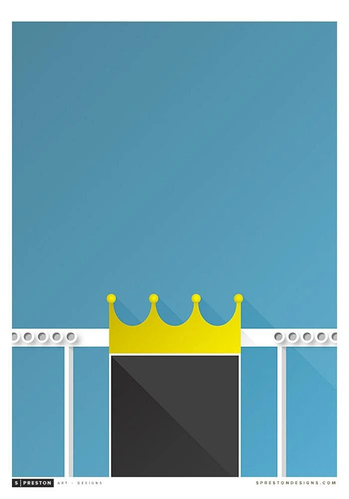 Kansas City Royals Kauffman Stadium 22x30 Ballpark Wall Art