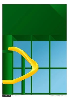 Milwaukee Brewers Miller Park 22x30 Ballpark Wall Art