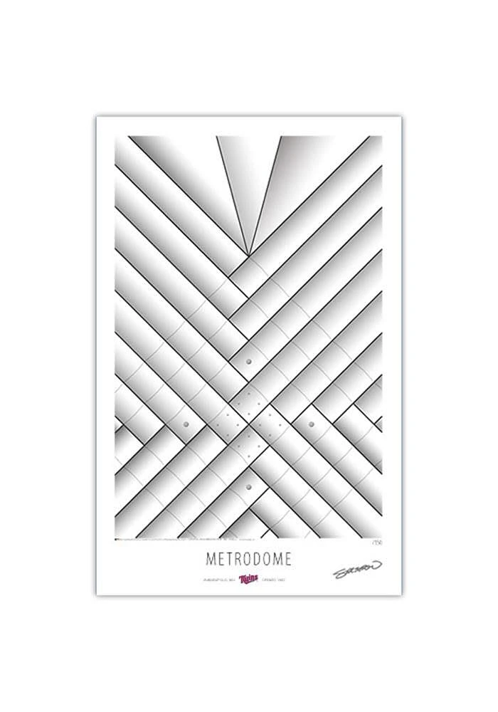 Minnesota Twins Metrodome II 17x26 Ltd Ed Ballpark Wall Art
