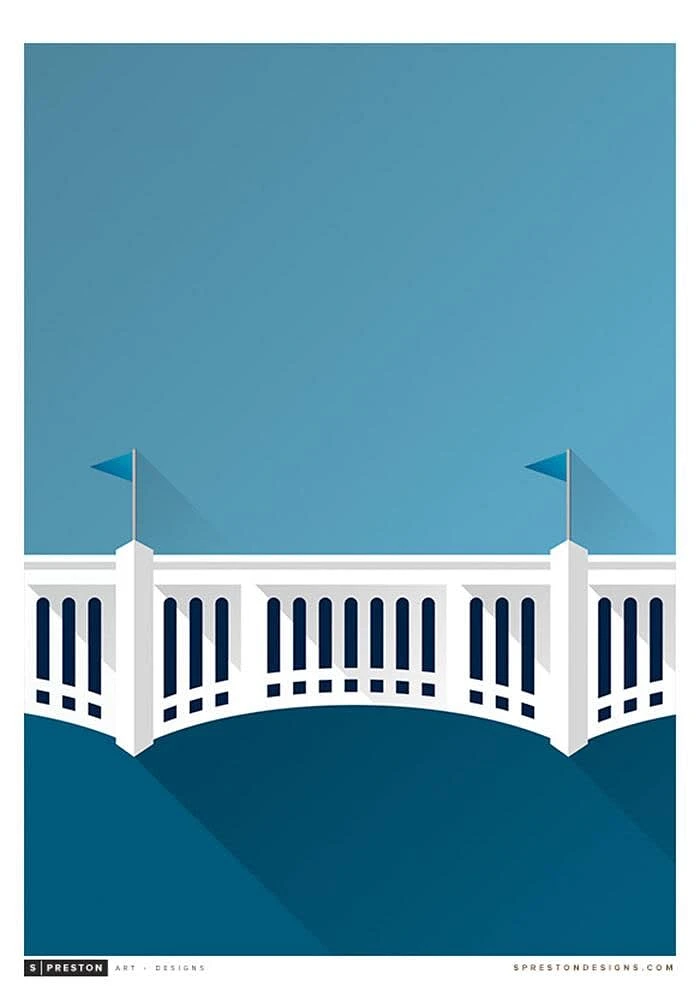 New York Yankees Yankee Stadium 22x30 Ballpark Wall Art